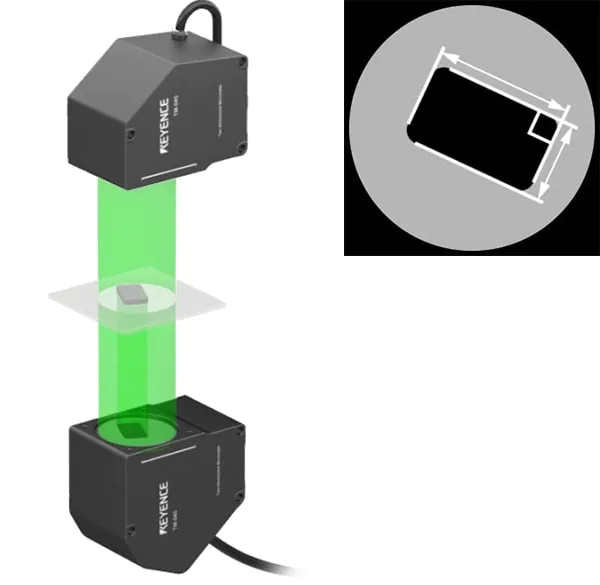 磁体件垂直度测量