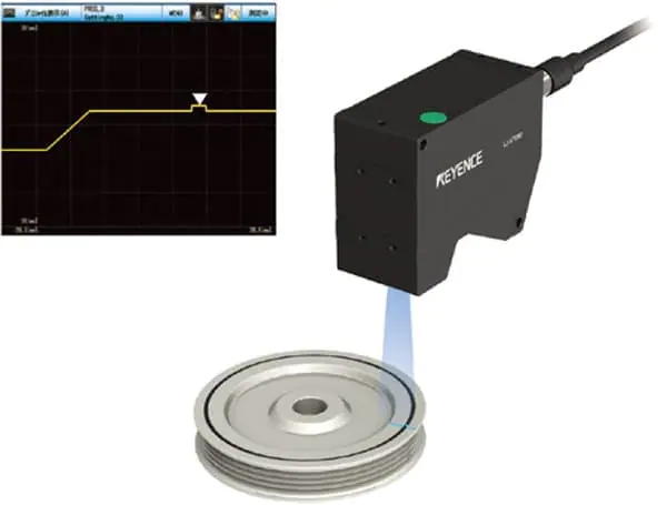 压配橡胶的提升测量