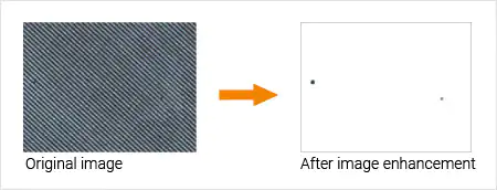 Original image / After image enhancement