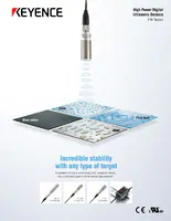 FW Series High Power Digital Ultrasonic Sensors Catalog