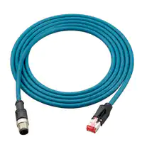 OP-87457 -以太网线(M12 4pin / RJ45)兼容nfpa79直缆2m